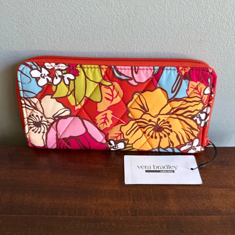 VERA BRADLEY Essential Continental Wallet Midday Garden - Picture 6 of 8